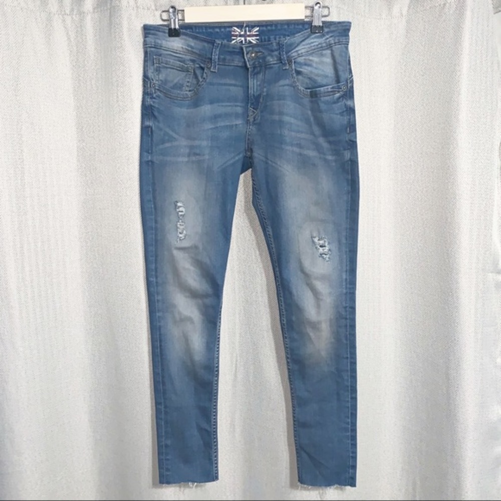 🖤 Raw Hem Jeans London Seventy Three Eclair Denim